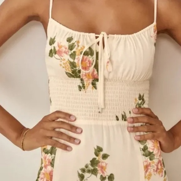 Reformation Bran Dress in Marcona Size 10. Like new. - Picture 2 of 8